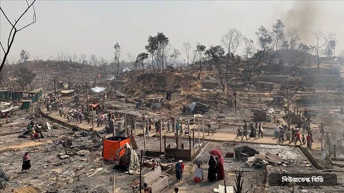 রোহিঙ্গা ক্যাম্পের অগ্নিকাণ্ড ২০২১: বালুখালীতে ১৫ মৃত্যু ও ৪৫ হাজার বাস্তুচ্যুত