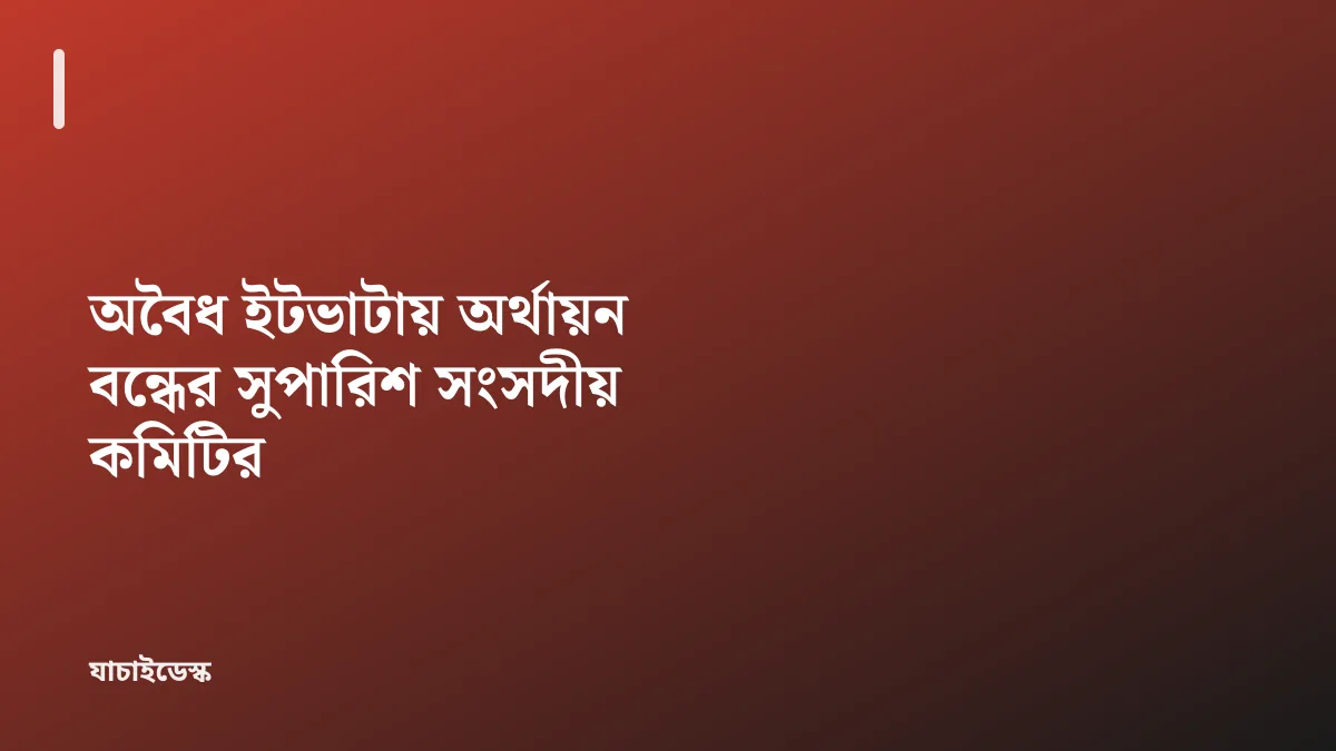 অবৈধ ইটভাটায় অর্থায়ন বন্ধের সুপারিশ সংসদীয় কমিটির — যাচাইডেস্ক